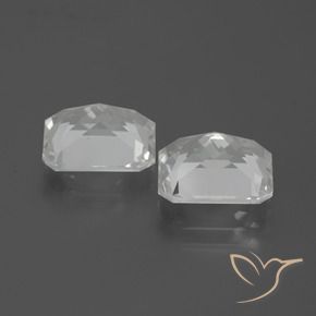 Achetez naturel 7.52ct Blanc Topaze gems, Taille émeraude, En provenance Brésil chez GemSelect. En stock, livraison internationale!