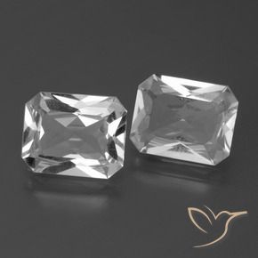 Shop natural 6.61ct Blanc clair Topaze gems, Octogone / coupe Émeraude, from Brésil at GemSelect. In stock, global shipping!