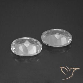 Shop natural 6.46ct Blanc clair Topaze gems, ovale, from Brésil at GemSelect. In stock, global shipping!