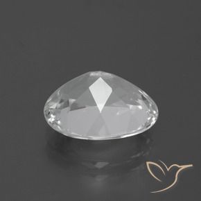 Topaze Blanc clair naturelle ovale, 5.64 ct, VVS