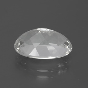 Topaze blanc naturelle coupe ovale, 5,51 ct, VVS