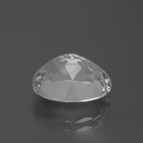Topaze blanc naturelle coupe ovale, 5,51 ct, VVS