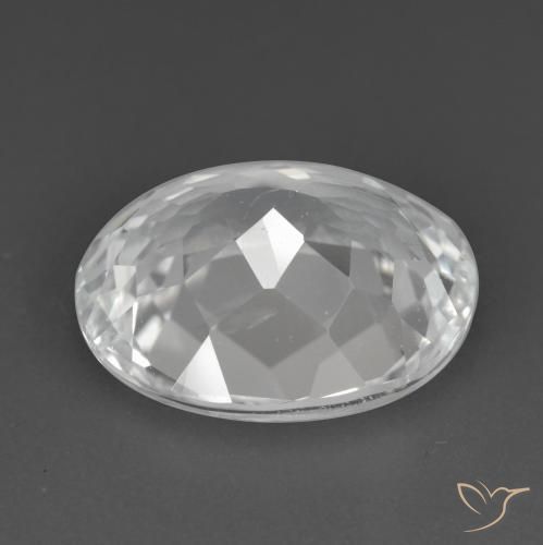 Topaze Blanc naturelle ovale, 5.73 ct, VS