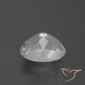 Topaze Blanc clair naturelle ovale, 5.19 ct, VVS