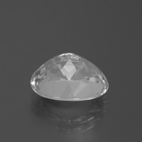 Topaze blanc naturelle coupe ovale, 5,20 ct, VVS