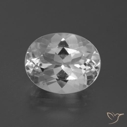 5.40ct Naturel Blanc clair Topaze, ovale, VS