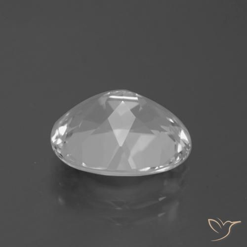 Topaze Blanc clair naturelle ovale, 5.40 ct, VS