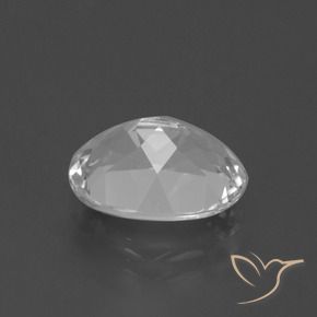 Topaze Blanc naturelle ovale, 4.75 ct, VVS