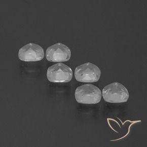 Shop natural 3.33ct Blanc clair Topaze gems, Coussin, from Brésil at GemSelect. In stock, global shipping!