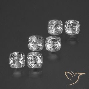 Shop natural 3.19ct Blanc clair Topaze gems, Coussin, from Brésil at GemSelect. In stock, global shipping!
