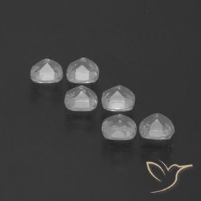 Shop natural 3.29ct Blanc clair Topaze gems, Coussin, from Brésil at GemSelect. In stock, global shipping!
