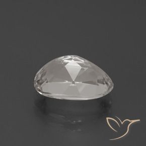 Topaze Blanc chaud naturelle ovale, 4.58 ct, VVS