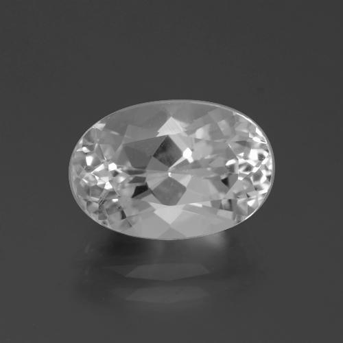 Topaze Blanc naturelle Coupe ovale, 4.86 ct, VVS