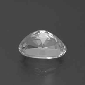 Topaze Blanc naturelle Coupe ovale, 4.86 ct, VVS