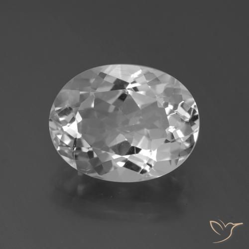 6.23ct Naturel Blanc Topaze, ovale, VS