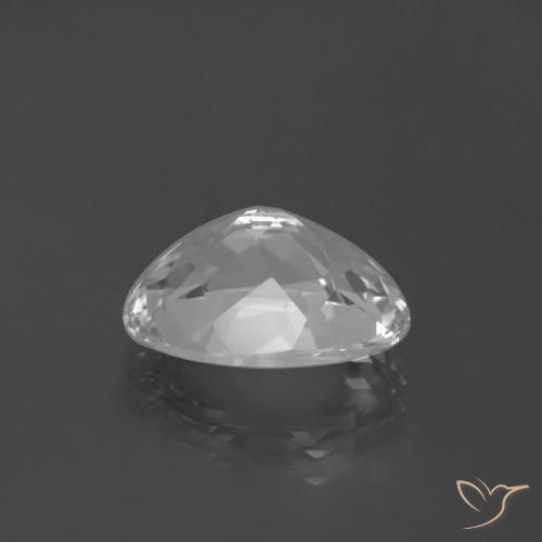 Topaze Blanc naturelle ovale, 6.23 ct, VS