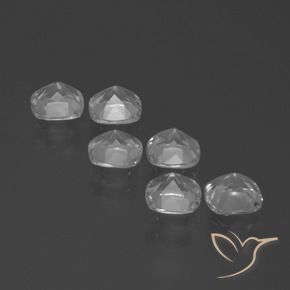 Shop natural 2.95ct Blanc clair Topaze gems, Coussin, from Brésil at GemSelect. In stock, global shipping!