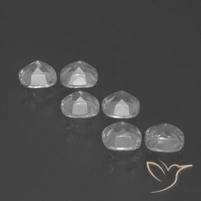 Shop natural 2.96ct Blanc clair Topaze gems, Coussin, from Brésil at GemSelect. In stock, global shipping!
