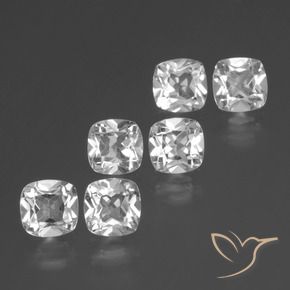 Shop natural 3.07ct Blanc Topaze gems, Coussin, from Brésil at GemSelect. In stock, global shipping!
