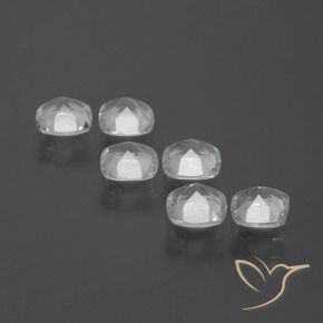 Shop natural 3.07ct Blanc clair Topaze gems, Coussin, from Brésil at GemSelect. In stock, global shipping!