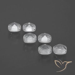 Achetez naturel 3,03ct blanc topaze gems, coupe coussin, en provenance brésil chez gemselect. en stock, livraison internationale!