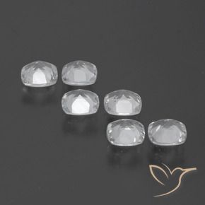 Shop natural 3.06ct Blanc clair Topaze gems, Coussin, from Brésil at GemSelect. In stock, global shipping!