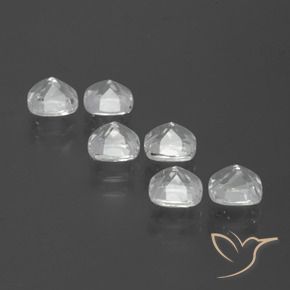 Shop natural 3.04ct Blanc clair Topaze gems, Coussin, from Brésil at GemSelect. In stock, global shipping!