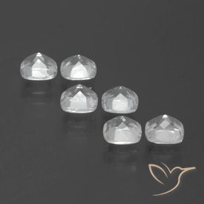 Shop natural 2.84ct Blanc clair Topaze gems, Coussin, from Brésil at GemSelect. In stock, global shipping!