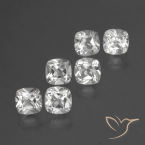 Shop natural 3.00ct Blanc Topaze gems, Coussin, from Brésil at GemSelect. In stock, global shipping!