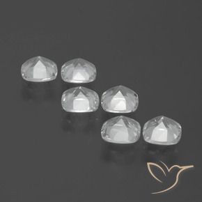 Shop natural 2.78ct Blanc clair Topaze gems, Coussin, from Brésil at GemSelect. In stock, global shipping!
