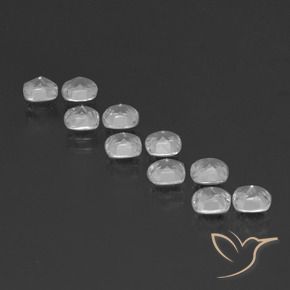 Shop natural 4.31ct Blanc clair Topaze gems, Coussin, from Brésil at GemSelect. In stock, global shipping!
