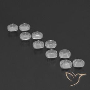 Shop natural 4.77ct Blanc clair Topaze gems, Coussin, from Brésil at GemSelect. In stock, global shipping!