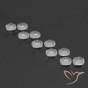 Shop natural 4.60ct Blanc clair Topaze gems, Coussin, from Brésil at GemSelect. In stock, global shipping!