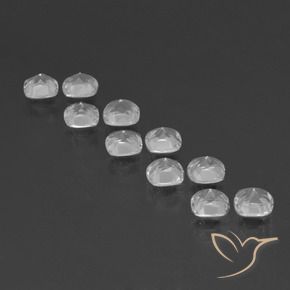 Shop natural 4.78ct Blanc clair Topaze gems, Coussin, from Brésil at GemSelect. In stock, global shipping!