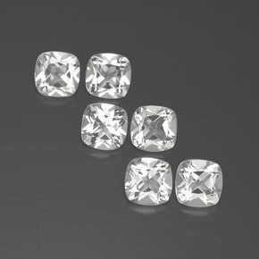 Achetez naturel 2,95ct blanc topaze gems, coupe coussin, en provenance brésil chez gemselect. en stock, livraison internationale!