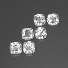 Achetez naturel 2,95ct blanc topaze gems, coupe coussin, en provenance brésil chez gemselect. en stock, livraison internationale!