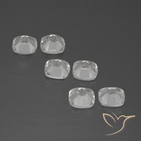 Shop natural 2.93ct Blanc Topaze gems, Coussin, from Brésil at GemSelect. In stock, global shipping!