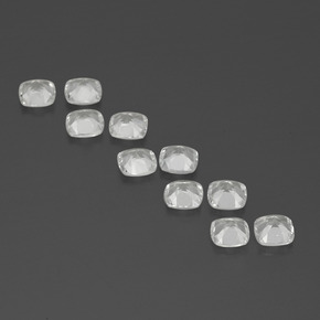 Achetez naturel 4.46ct Blanc Topaze gems, Coupe coussin, En provenance Brésil chez GemSelect. En stock, livraison internationale!