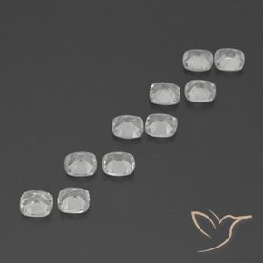 Shop natural 4.43ct Blanc Topaze gems, Coussin, from Brésil at GemSelect. In stock, global shipping!