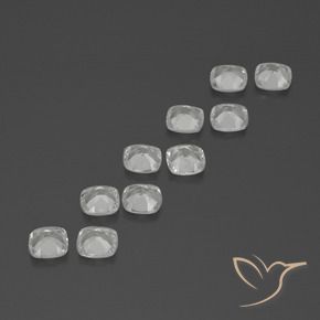 Shop natural 4.58ct Blanc Topaze gems, Coussin, from Brésil at GemSelect. In stock, global shipping!