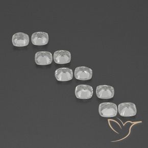 Shop natural 4.78ct Blanc Topaze gems, Coussin, from Brésil at GemSelect. In stock, global shipping!