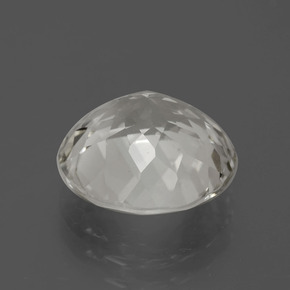 Topaze blanc chaud naturelle coupe roude, 5,98 ct, VVS