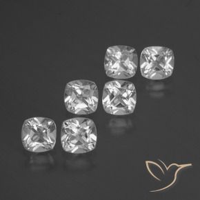 Shop natural 3.00ct Blanc Topaze gems, Coussin, from Brésil at GemSelect. In stock, global shipping!