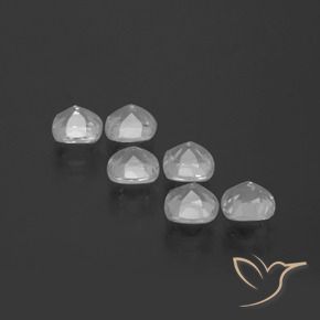 Shop natural 2.94ct Blanc clair Topaze gems, Coussin, from Brésil at GemSelect. In stock, global shipping!