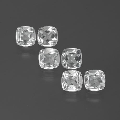 Achetez naturel 2.91ct Blanc Topaze gems, Coupe coussin, En provenance Brésil chez GemSelect. En stock, livraison internationale!