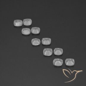 Shop natural 4.64ct Blanc Topaze gems, Coussin, from Brésil at GemSelect. In stock, global shipping!