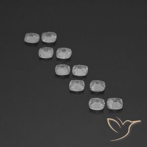 Shop natural 4.51ct Blanc clair Topaze gems, Coussin, from Brésil at GemSelect. In stock, global shipping!