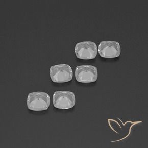 Shop natural 2.78ct Blanc clair Topaze gems, Coussin, from Brésil at GemSelect. In stock, global shipping!