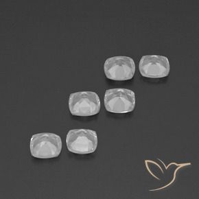 Shop natural 2.99ct Blanc clair Topaze gems, Coussin, from Brésil at GemSelect. In stock, global shipping!