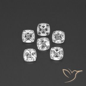 Shop natural 2.76ct Blanc Topaze gems, Coussin, from Brésil at GemSelect. In stock, global shipping!